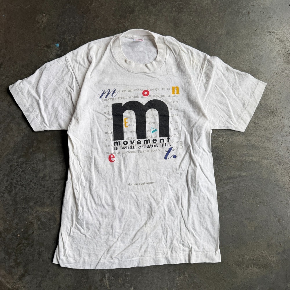 Vintage RARE 90s Post Industrial Press Graphic Art Shirt KOCO New York Mens S